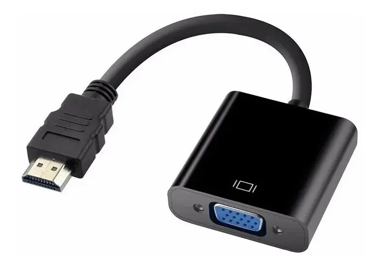 Cabo Adaptador Hdmi Para Vga E Tv Pc Notebook Audio E Video Dr Hank