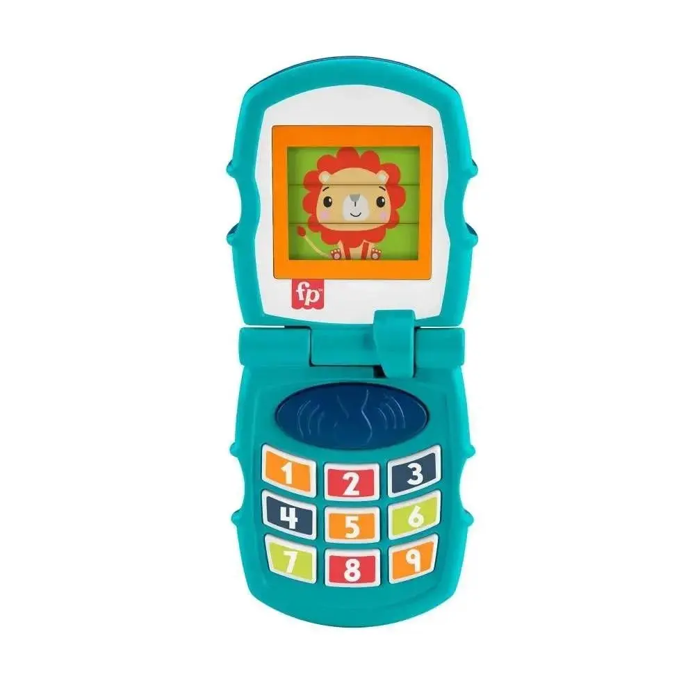 Fisher-Price, Brinquedo Celular dos Animais com Toques e Sons para Bebês, Mattel