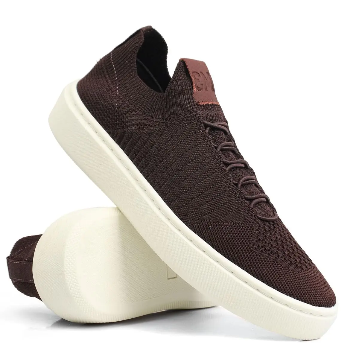 Tênis Knit Masculino Slip Casual Moderno Elegante e Confortável