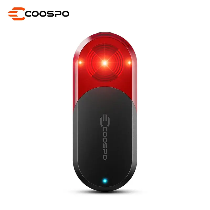 Coospo TR70 radar luz traseira inteligente bicicleta lanterna traseira aviso de freio ip67 à prova dip67 água ciclismo luz traseira 7 modos luz lâmpada traseira