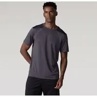 Camiseta Masculina Oxer Manga Curta Média Compressão Flat Mescla