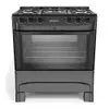 Fogão Mueller preto fosco 5 Bocas com mesa esmaltada e acendimento automático - MFI5BC - 1