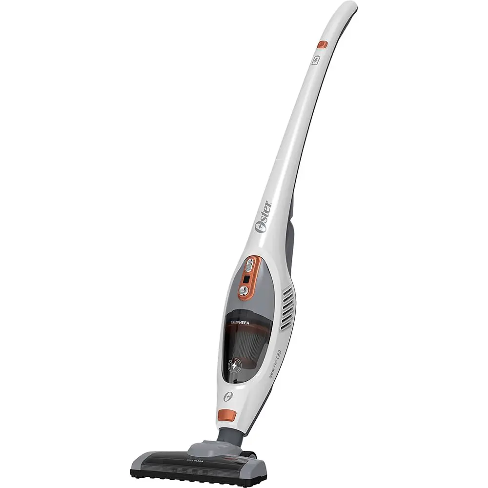 Aspirador de Pó Vertical Oster Sem Fio White Duo Clean 2 em 1, Bateria, Branco, OASP645 - 1