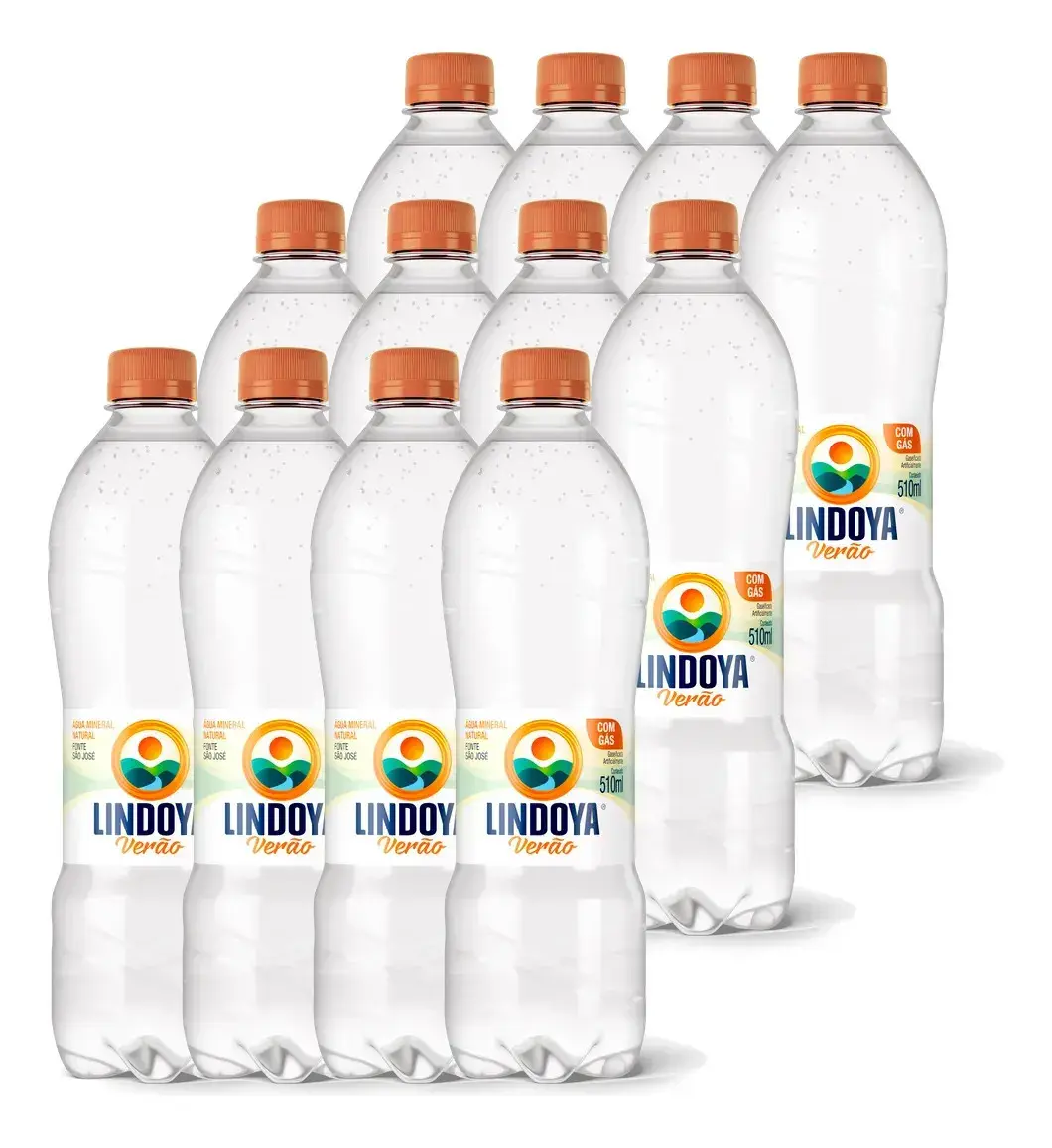 Água Mineral Lindoya Verão Tradicional 500 ml c/Gás Kit com 12 unidades thumbnail 2