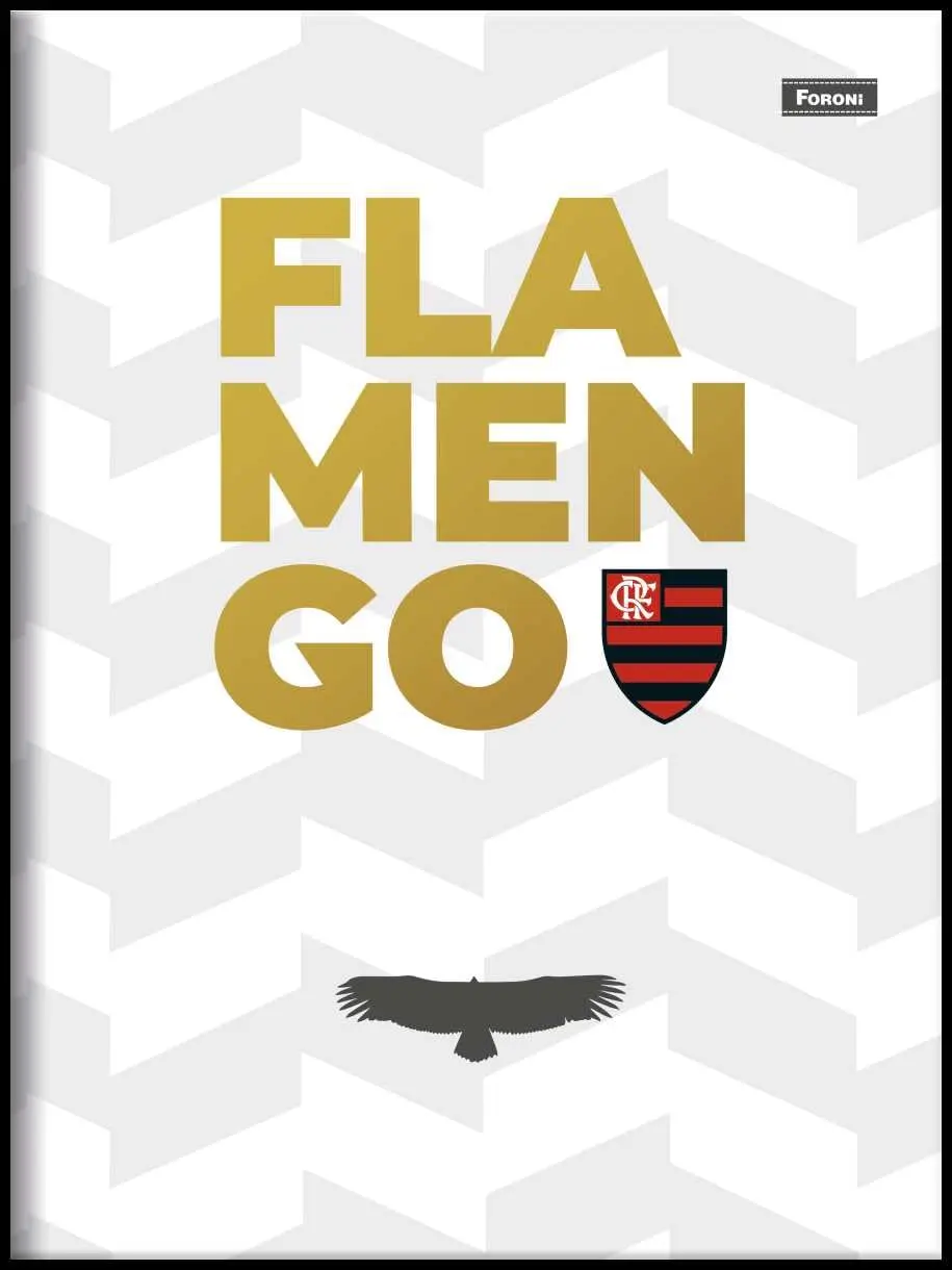 Caderno Brochurao Capa Dura Flamengo 80F Pct Com 05 110532 - 1