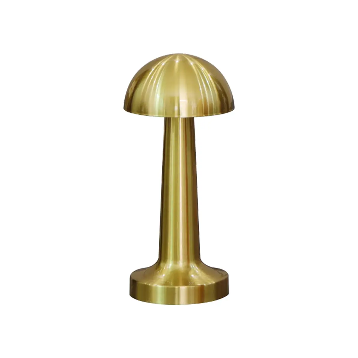 BEMMY Luminária de Mesa,Luminária Abajur Mesa Led 1800mAh Dimerizável Sem Fio Recarregável, Toque Candeeiro de Mesa Luz Noturna,Candeeiro de mesa recarregável USB (TD03-Golden) - 1