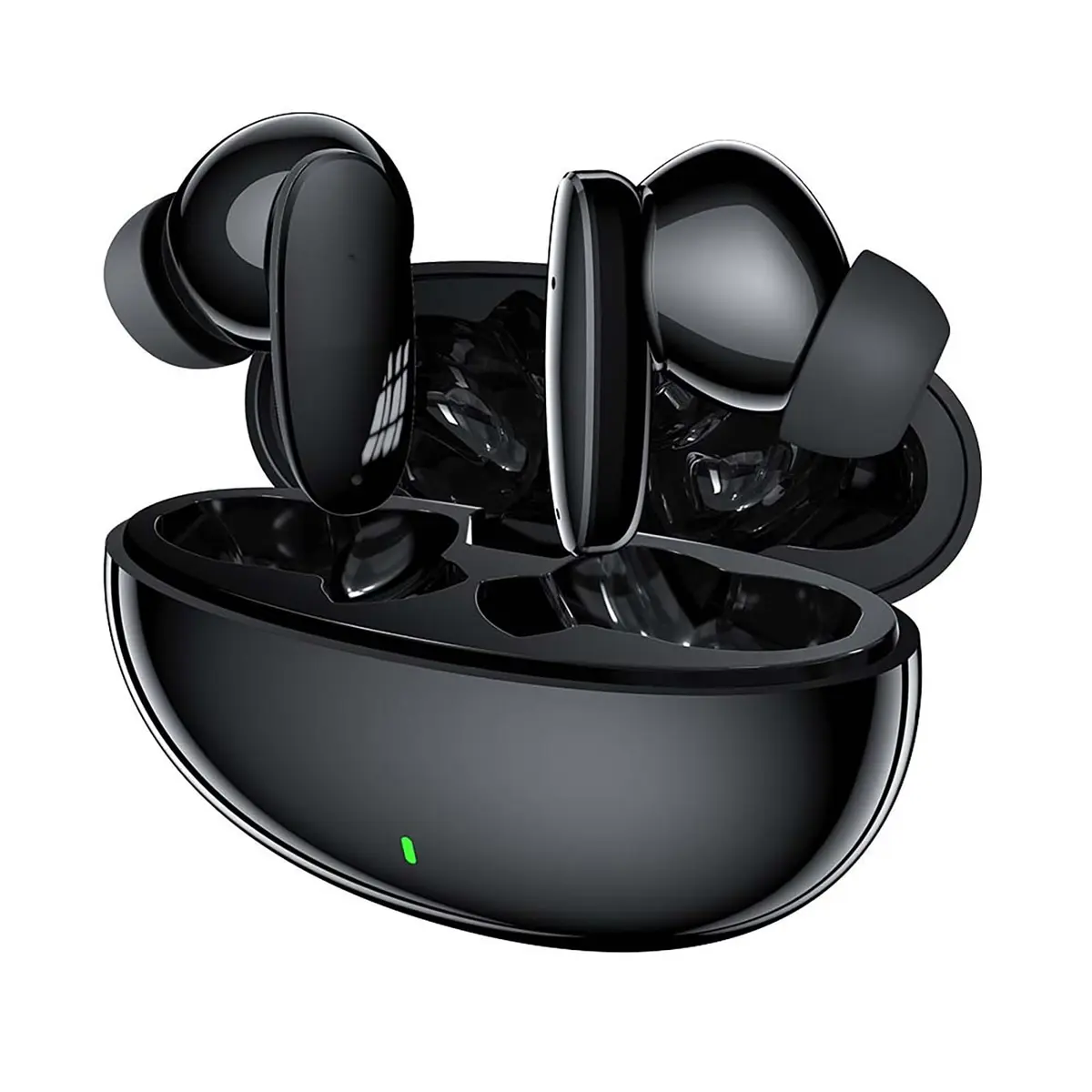 Bettdow Fones de ouvido sem fio Bluetooth 5.3: Leves e portáteis, à prova d'água IPX6, microfone embutido, 6 horas de reprodução com uma única carga, som envolvente e graves potentes (preto) - 1