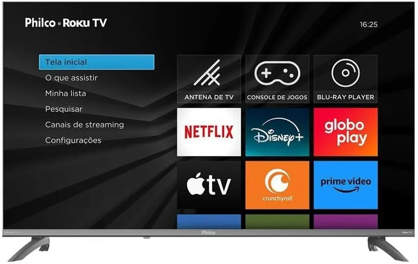 Smart TV 43" Philco Roku TV HDR10 Dolby Áudio