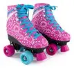 Patins Profissional Infantil 4 Rodas Roller 34 40 Luna Rosa - 1