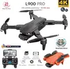 [R$225 Moedas/APP] Drone L900 pro GPS, 4k Câmera dupl, Wi-fi, Distância 1.2km  - 1