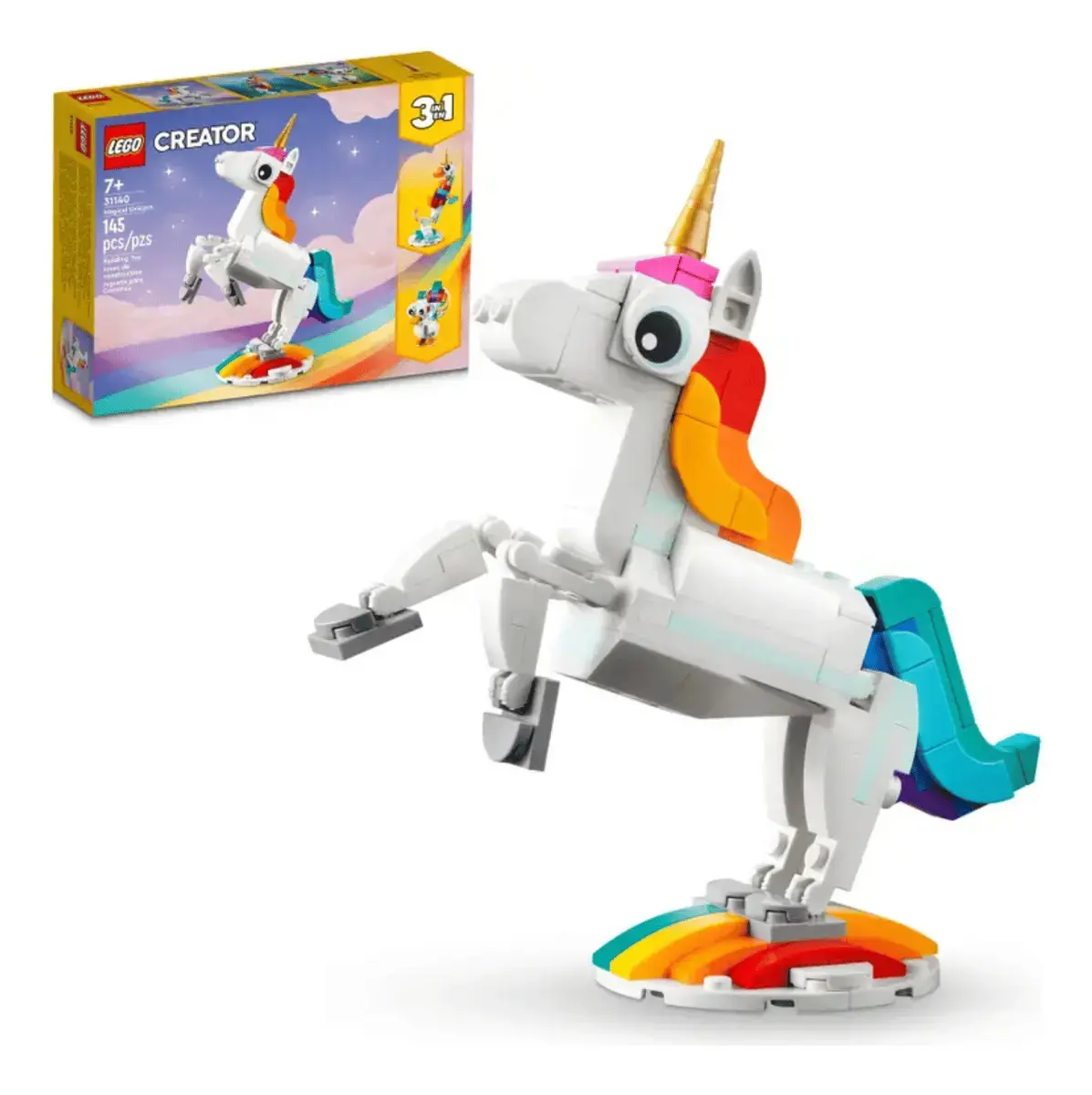 Creator 3 em 1 Unicórnio Mágico Lego 31140