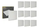 Kit 10 Painel LED 25W 6500K Quadrado Alut - 1