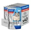 [Rec] Pack Ração Úmida Optimum Sachê para Gatos Adultos Castrados Sabor Carne 85g - 40 unidadaes - 1