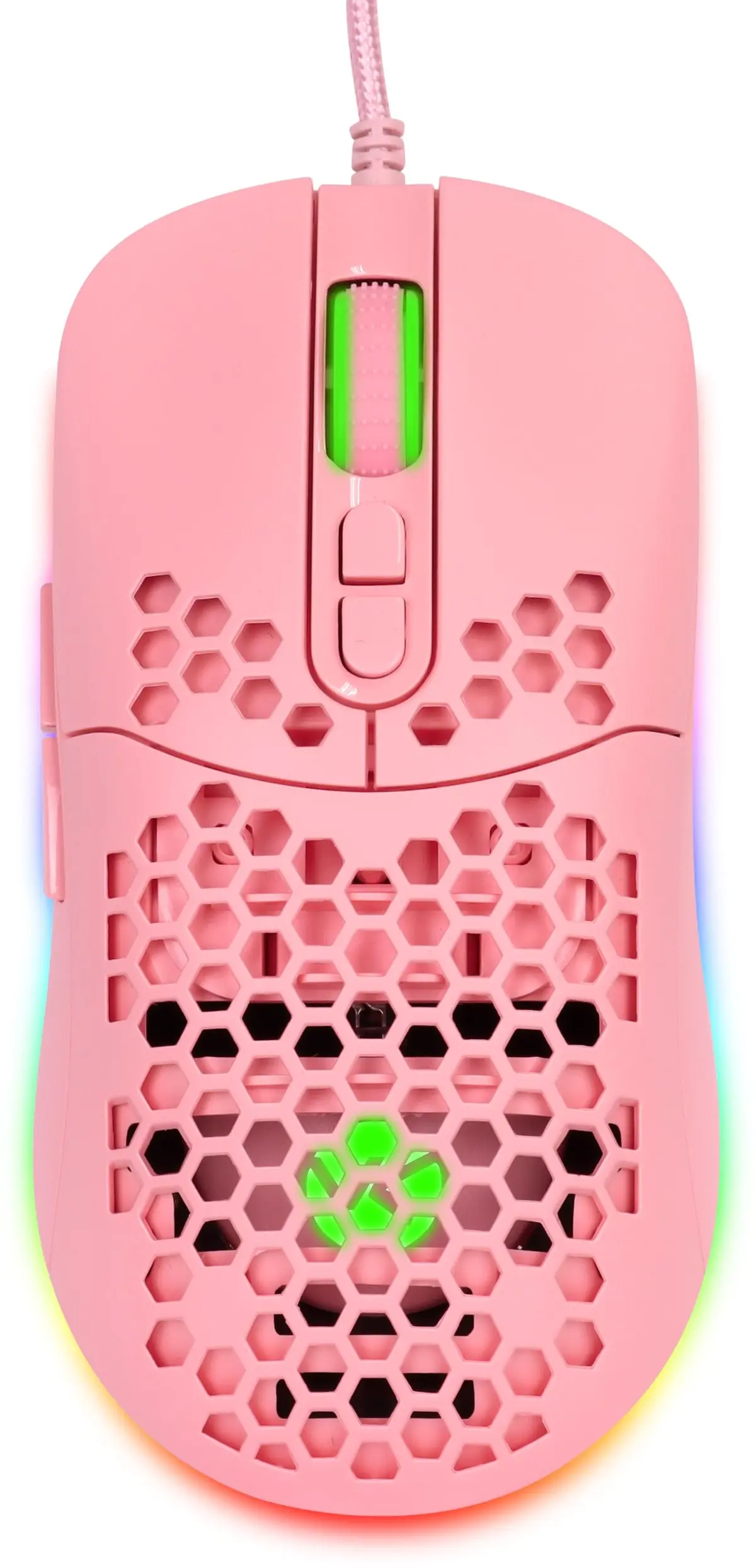 Vinik, MOUSE GAMER VX GAMING VOID COM LED RGB- 7600 DPI ROSA COM CABO USB 1.8 METRO – MGV120R - VINIK, 65402 - 1