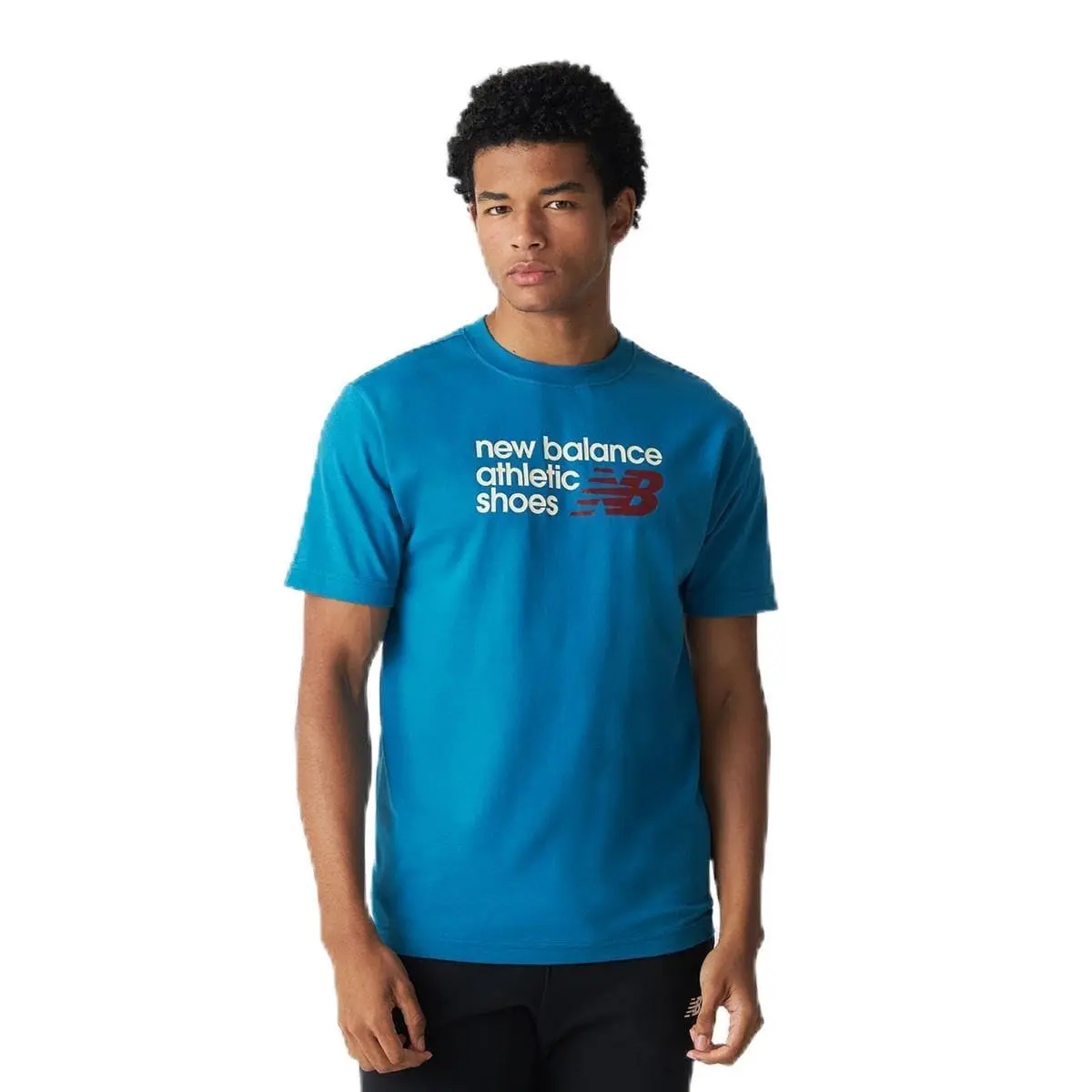 Camiseta Masculina New Balance Athletics Relaxed Premium Chest Logo