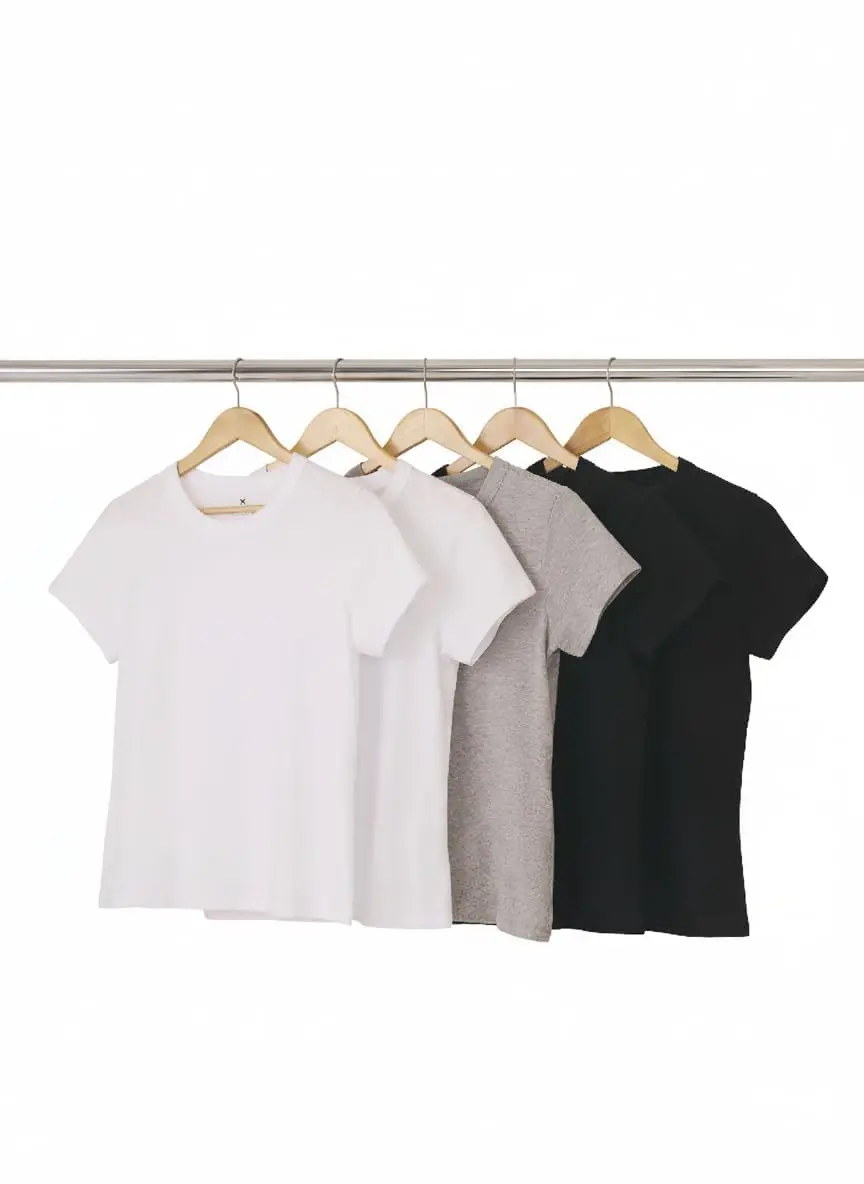 Kit 5 Camisetas Hering Básicas Femininas