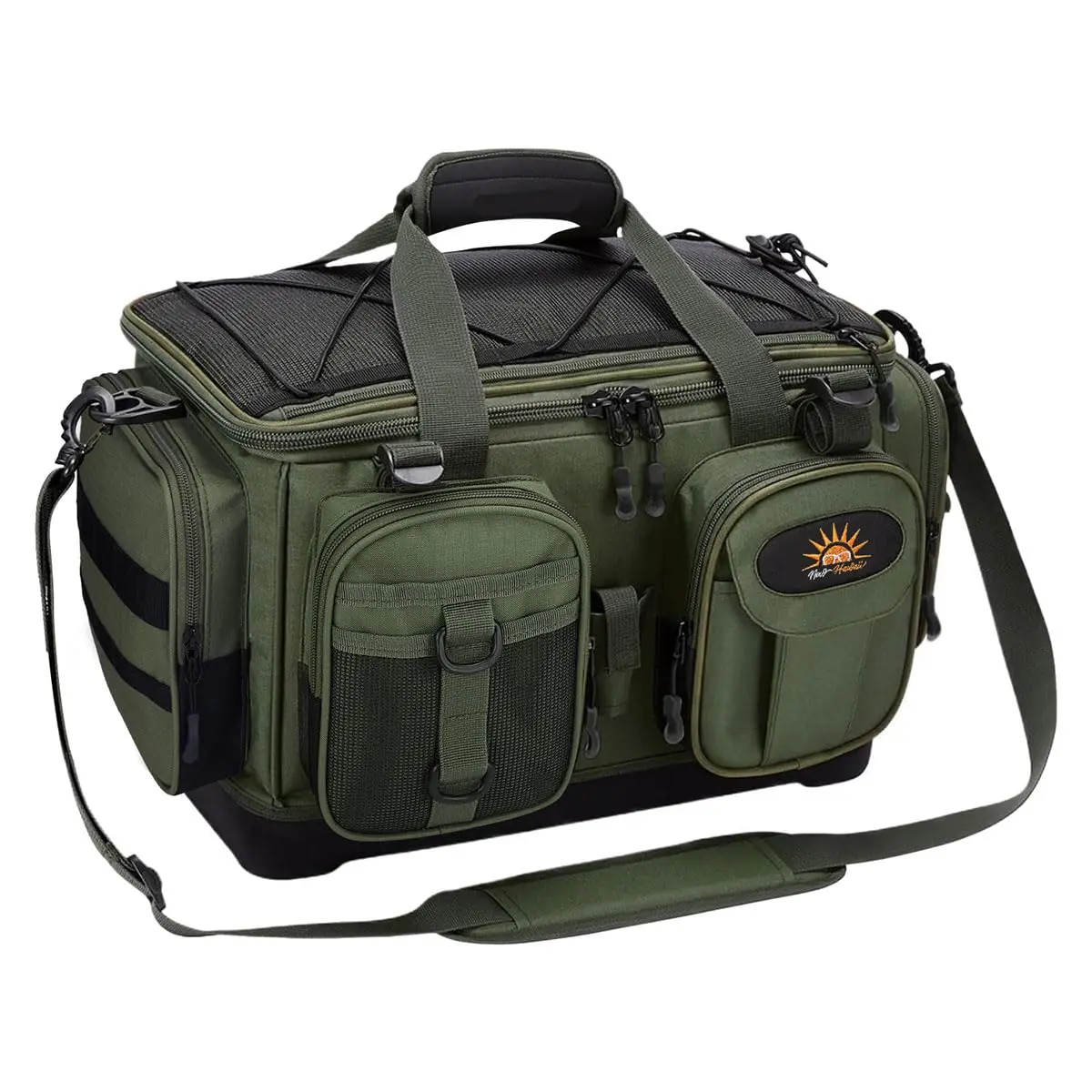 Mochila de Pesca de 50 Litros, Bolsa Transversal de Grande Capacidade | Ideal para Acampamentos e Caminhadas ao Ar Livre