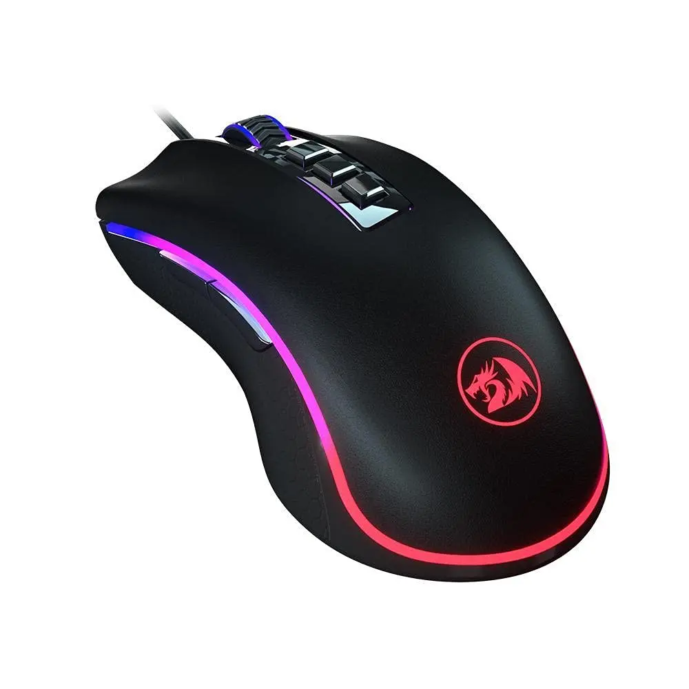 Mouse Gamer Óptico RGB Redragon King Cobra RGB 24.000 DPI - M711-FPS-1, Preto - 1