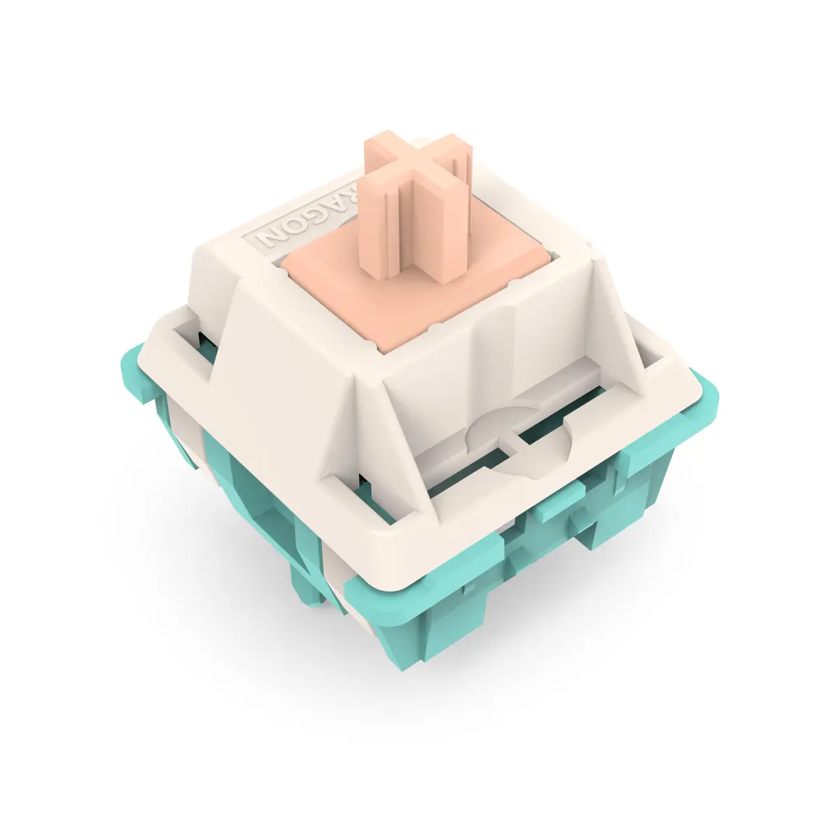 Switch para Teclado Mecânico Redragon Leopard Linear Rosa Claro, Creme e Turquesa 50gf 3 Pinos 38un A122-MJ - 1