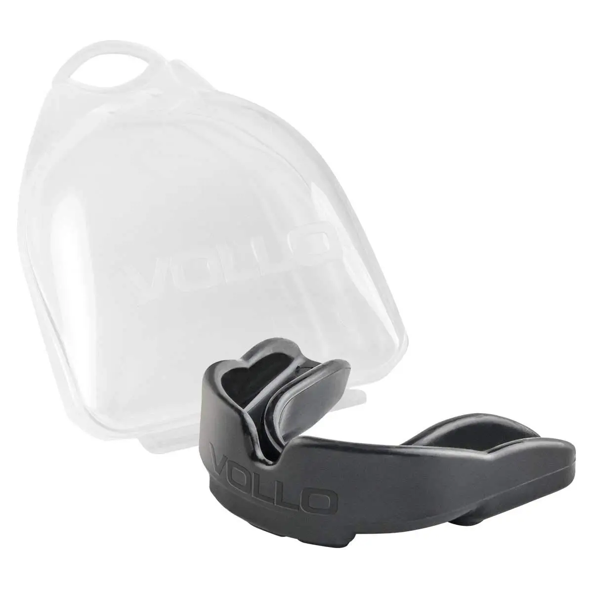 Protetor Bucal com Estojo - Preto, Vollo Sports - 1