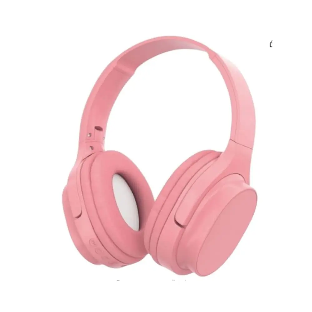 Fone De Ouvido Bluetooth 5.3 Headphone Sem Fio Fone Corrida Academia Com Cancelamento de Ruído On-ear Dobrável Qualidade PREMIUM (Rosa) - 1