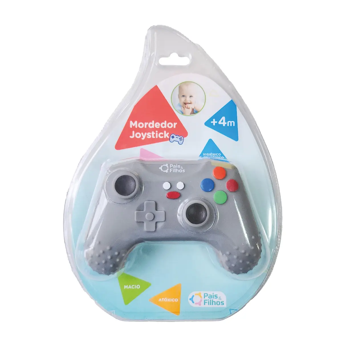 Mordedor em Formato de Joystick Pais & Filhos
