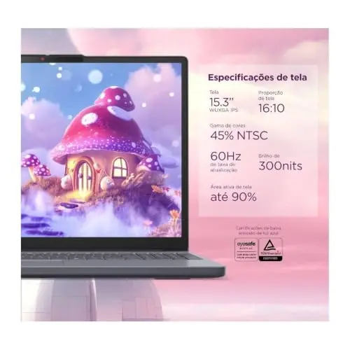 Notebook Lenovo Ideapad Slim 3 Amd Ryzen 5 7535hs, 8gb, Amd Radeon Graphics, Ssd 512gb, 15.3" Wuxga 1920x1200, Linux - 83mms00300 thumbnail 4
