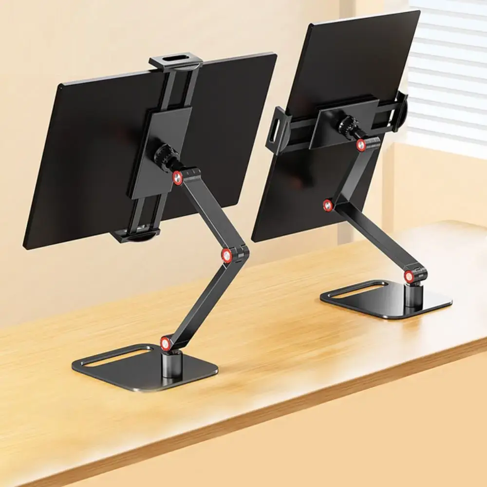 Suporte de mesa para monitor expansível universal ajustável 360 ° Suporte giratório para tablet Suporte dobrável para tablet de 12 a 17 pol.