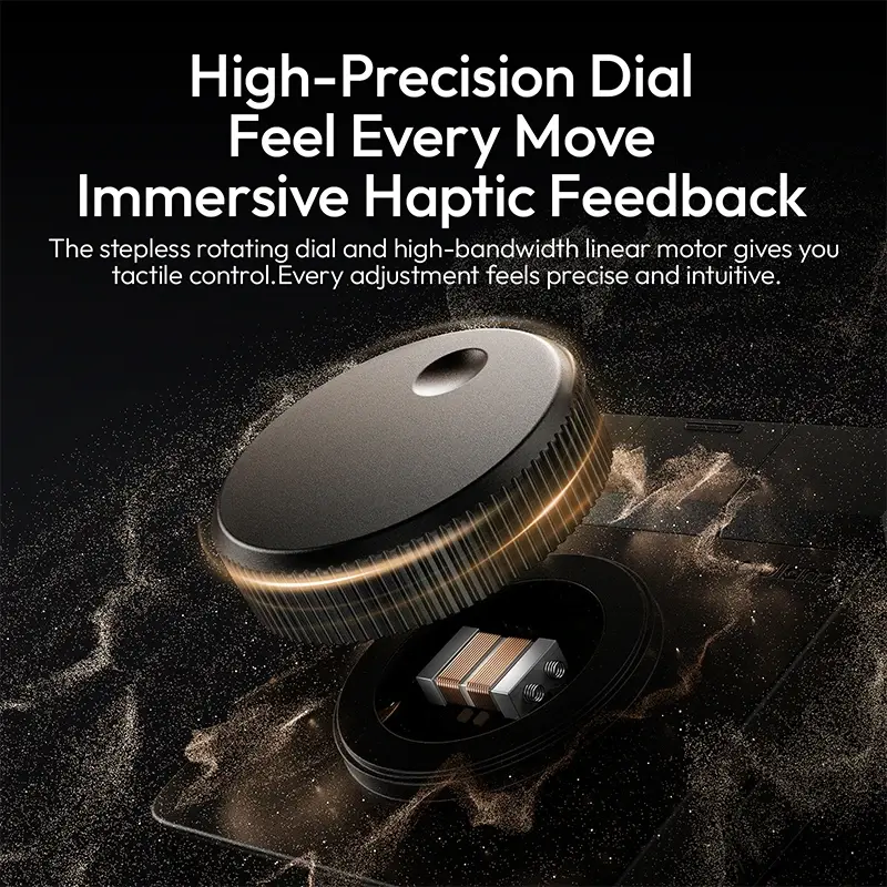 Controlador Criativo Ulanzi D100H para Edição de Vídeo e Foto, Controlador com Teclado Dial e RGB para Sistema de Iluminação para Estúdio Inteligente