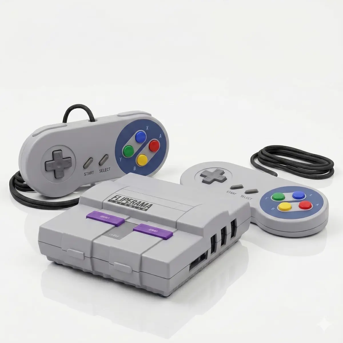 Console Retro Mini Snes Fliperama Arcadian 2 Controles todos os Jogos de Snes - 1
