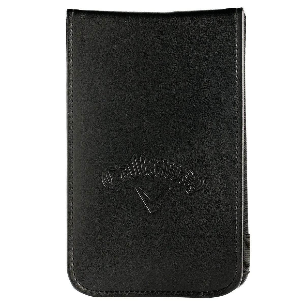 Callaway Suporte de pontuação de golfe de couro, preto, 17,78 cm x 10,8 cm - 1