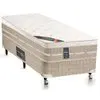 Cama Box Solteiro Castor Premium com Mola Tecnopedic 69x88x188cm – Branco/Bege - 1