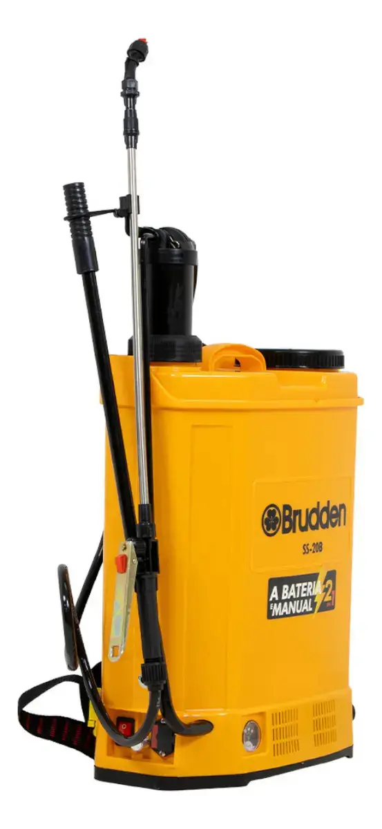 Pulverizador Elétrico Costal Brudden SS20B 20L Cor Amarelo Com Bateria Recarregável 12V thumbnail 3
