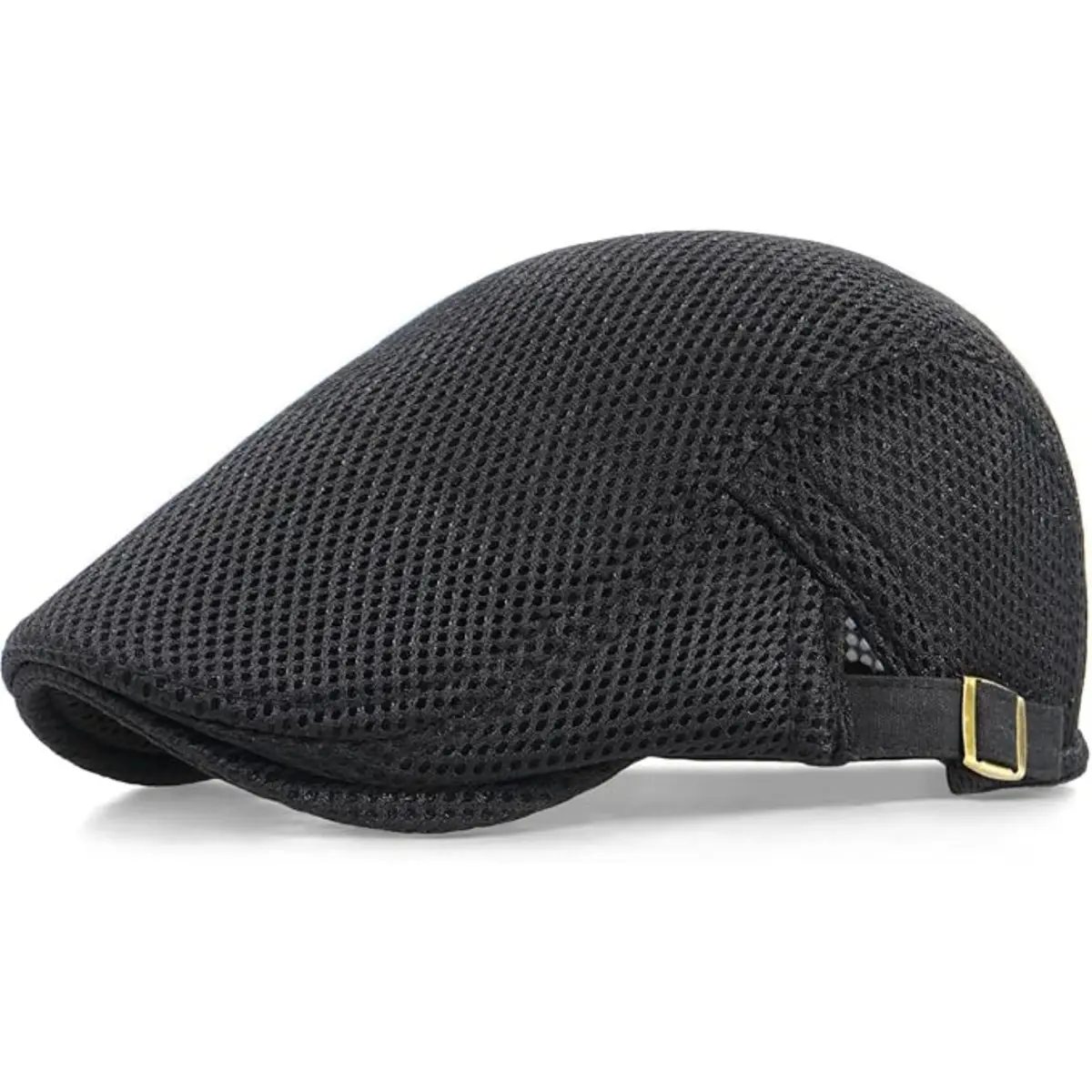 Boina Masculina Preta de Malha Respirável - 1