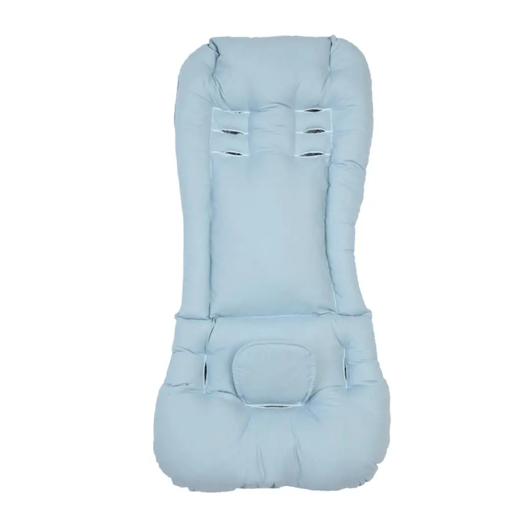 Capa para Carrinho Papi Baby, Azul, Liso, 72cm x 36cm, 1 Unidade | Fofinha, Acolchoada, 150 Fios