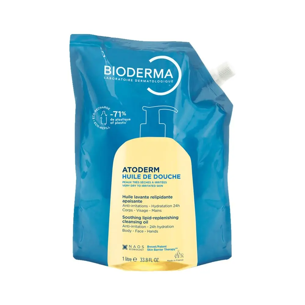 BIODERMA Óleo De Banho Higiene Hidratante Atoderm 1L Refil - 1