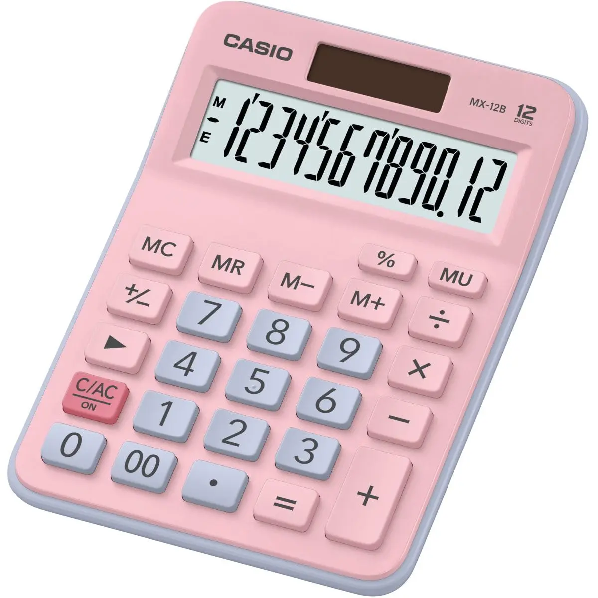 Calculadora de Mesa MX-12B-PKLB 12 Dígitos Rosa/Azul Claro Casio