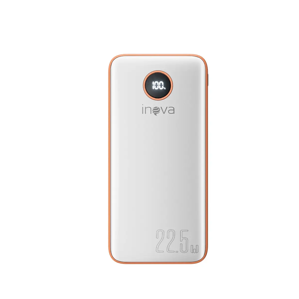 Power Bank Carregador Portátil 20000mAh com Carga Rápida, Led Indicador de Bateria, Bateria Portatil para Dispositivos iOS e Android, USB, Type-C, Branco