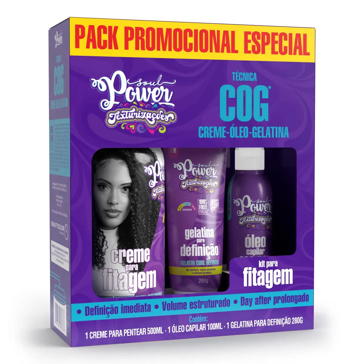 Kit para Fitagem Soul Power, Finalização COG | Texturizações, Definição, Volume Estruturado - 1