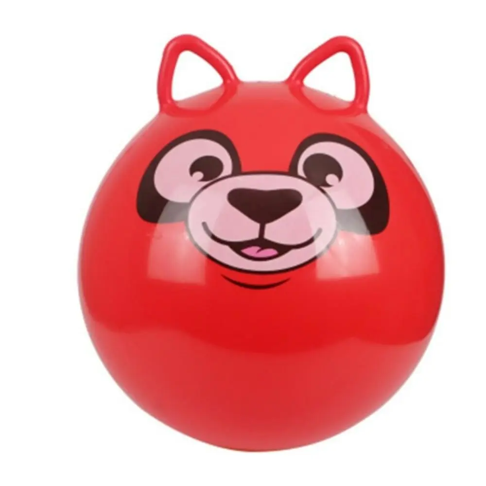 Bola Pula Pula Inflável Infantil com Alça – Brinquedo Educativo e Seguro para Coordenação Motora e Equilíbrio (Vermelho, Grande)