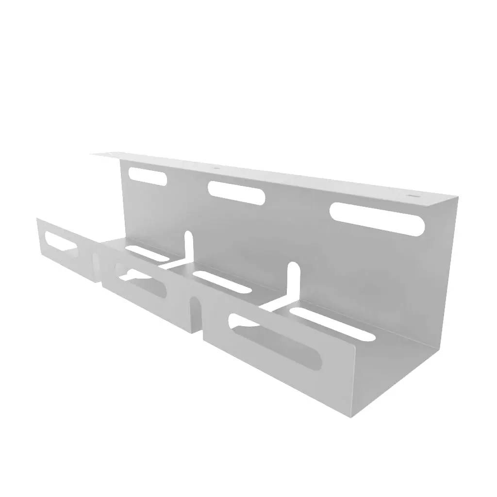Organizador de cabos e régua para setup gamer escritório esconder fios canaleta para cabos(BRANCO)