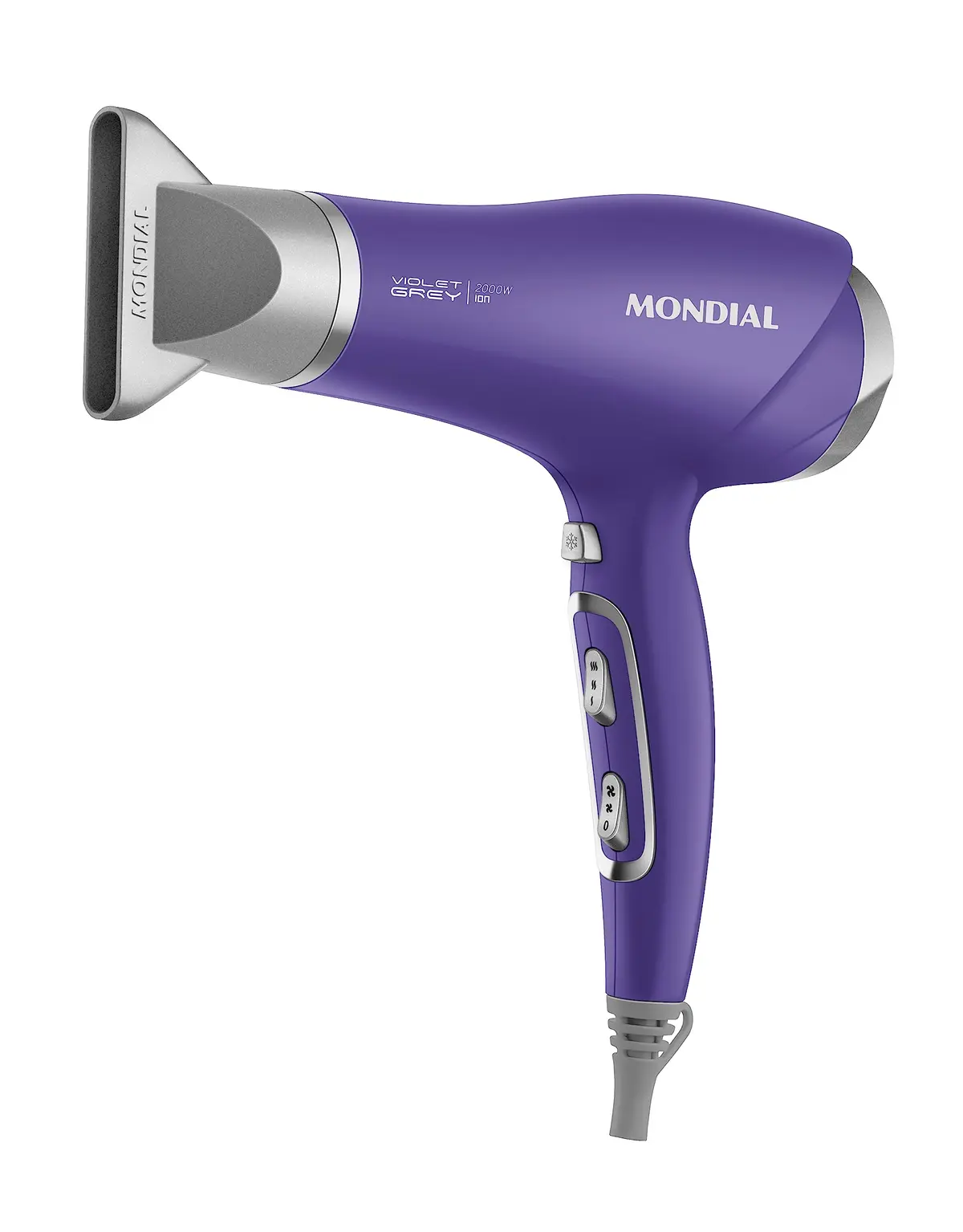 MONDIAL Secador de Cabelos, Lilás/Prata, 2000W, 220V - SCN-05