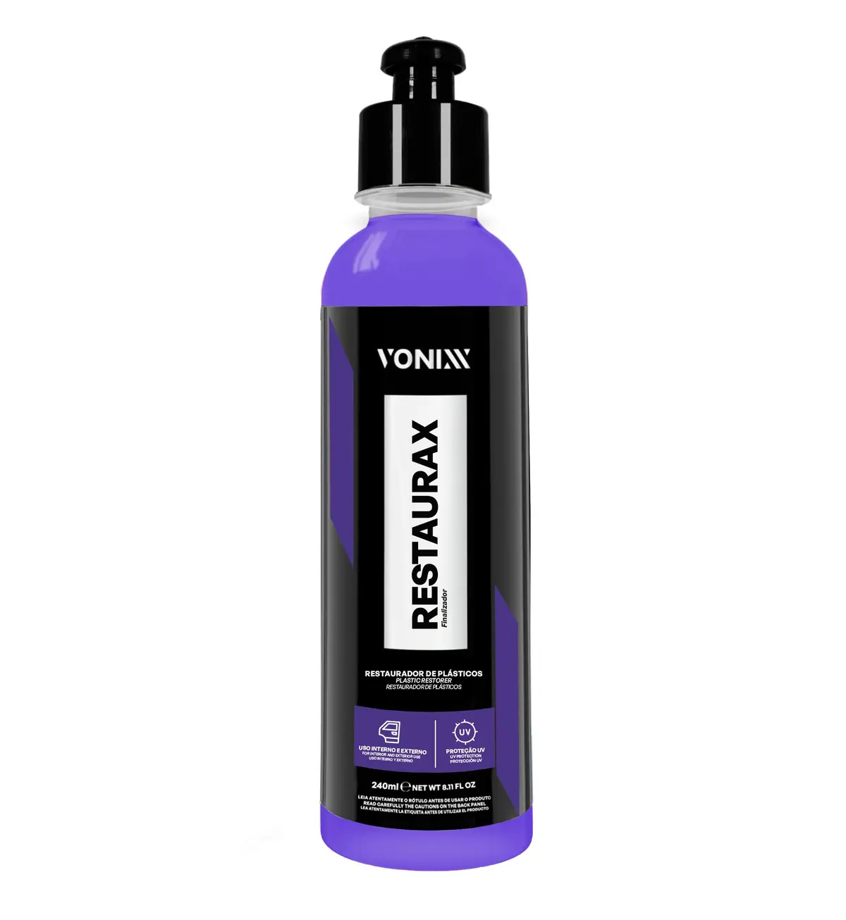 Restaurax 240ml Vonixx Restaurador Revitalizador Plástico