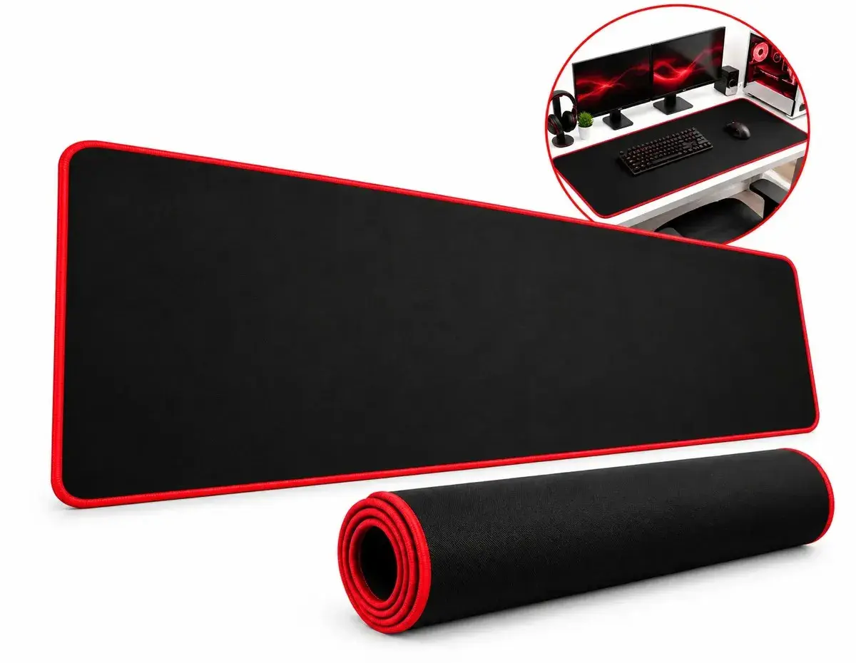 Mouse Pad Gamer Grande RHEAD de 80 x 30 cm, Speed com Borda Costurada e Base Antiderrapante
