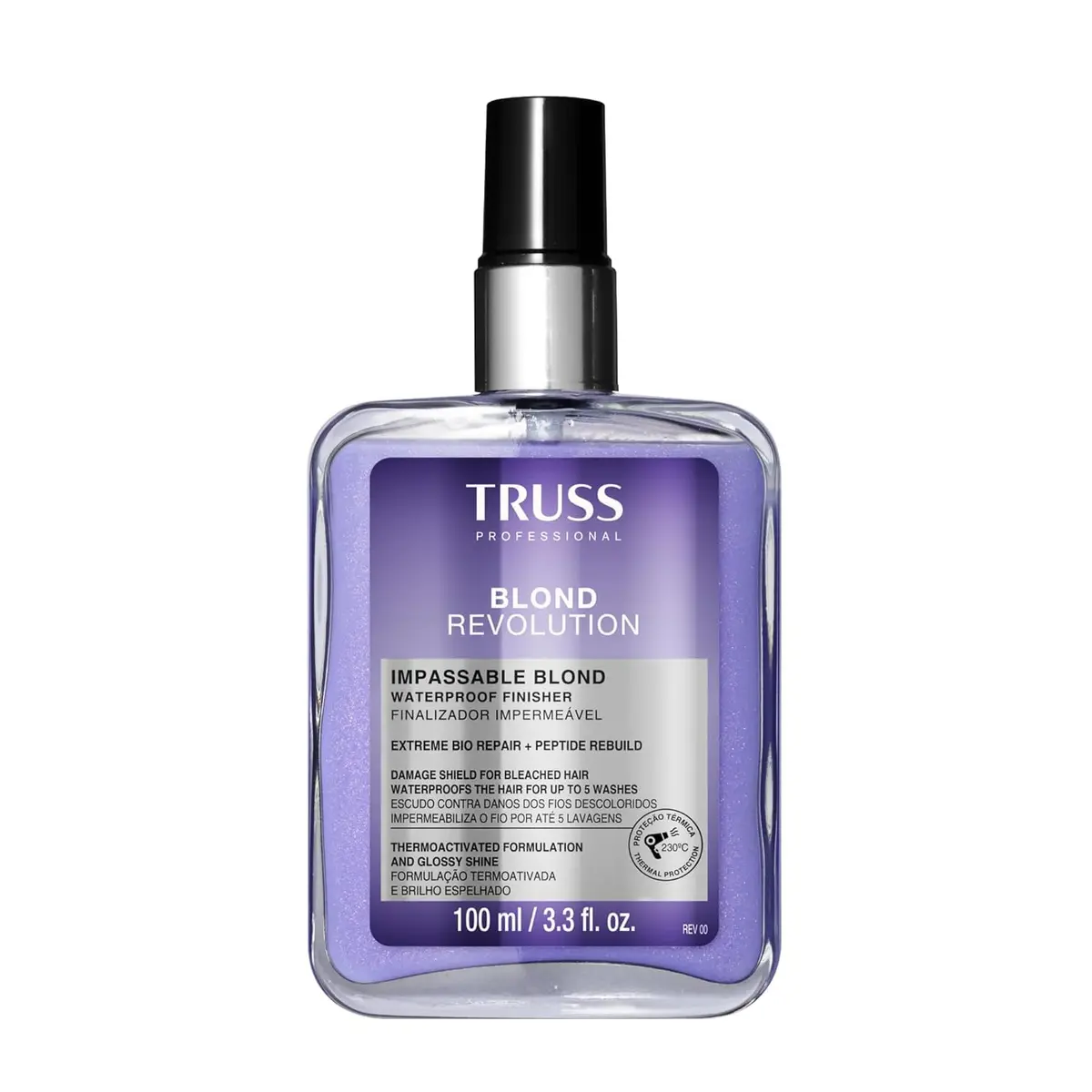 Truss Blond Revolution Impassable | Finalizador Impermeável para Cabelos Loiros | 100ml - 1
