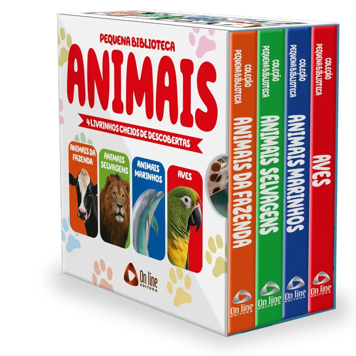 Pequena Biblioteca Animais - Box com 4 Livrinhos - 1
