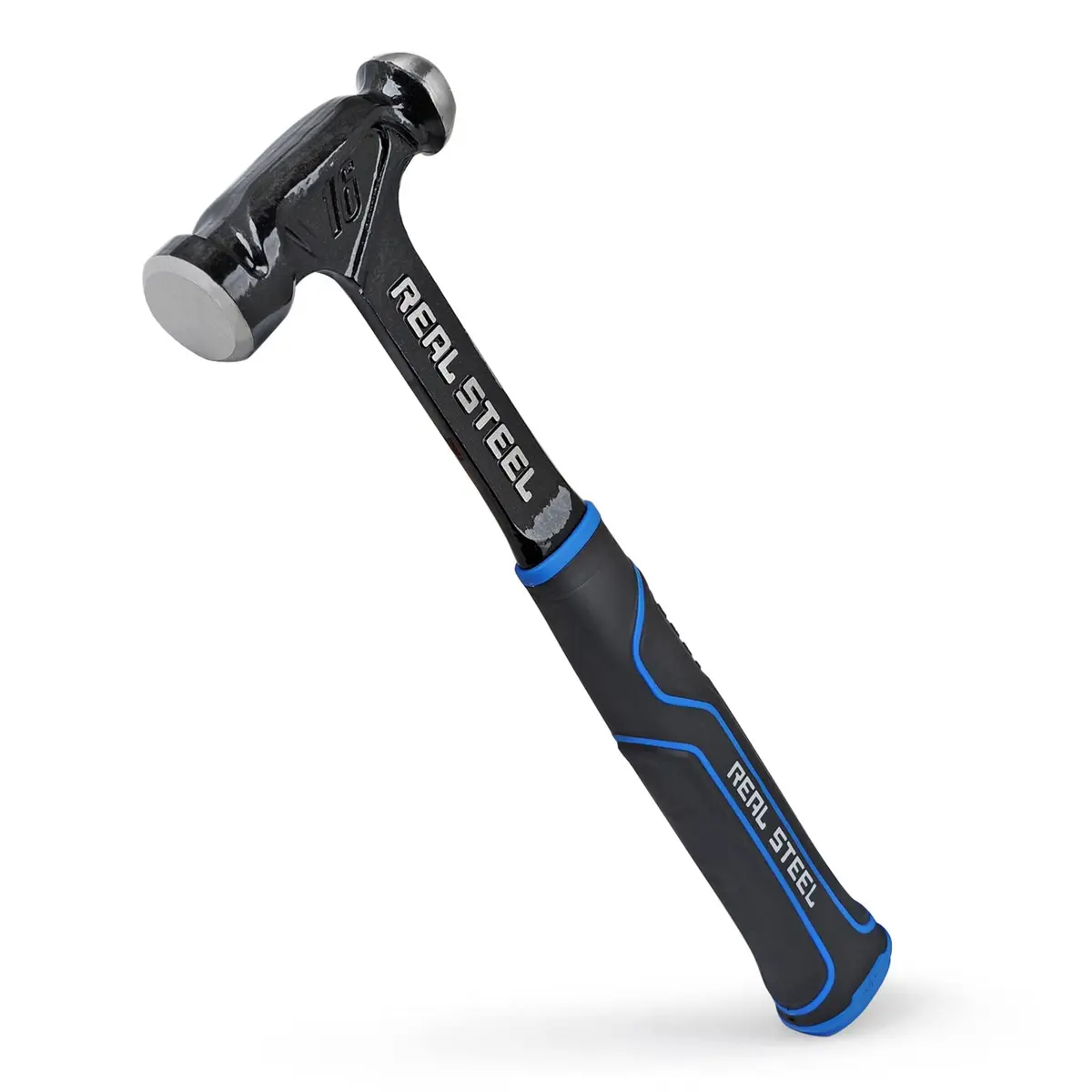 Real Steel Martelo de Bola de Aço Forjado de 473 g 0518, Preto - 1