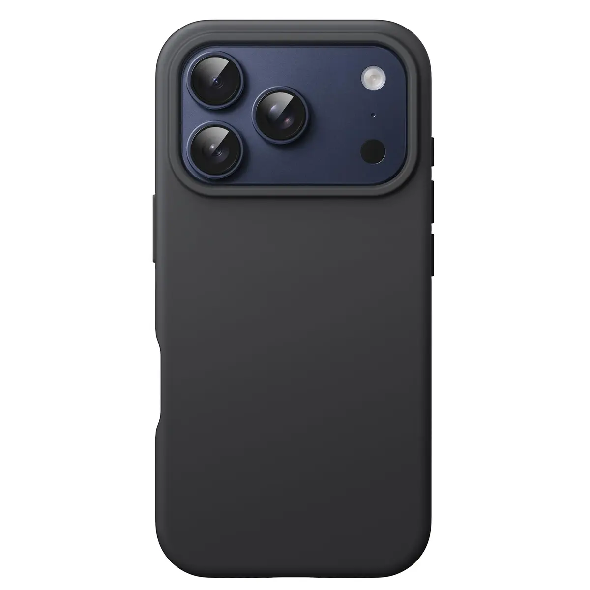 JETech Capa Silicone Líquido para iPhone 17 Pro Max, Preto | Toque Macio Sedoso, Proteção À Prova de Choque, Resistente a Arranhões, Forro de Microfibra