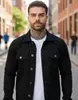 Jaqueta Jeans Masculina Azul com Lycra - 1