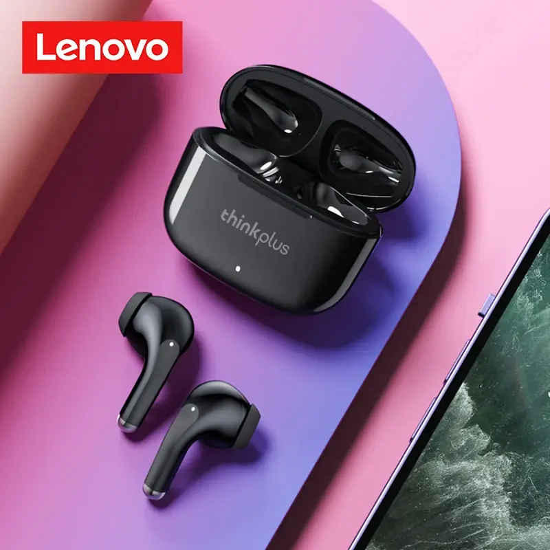 Escolha lenovo lp40 pro tws fones de ouvido bluetooth controle toque música esporte fone redução ruído jogos 250mah novo